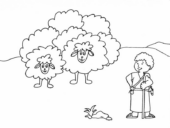 Disegni di Pastori da colorare