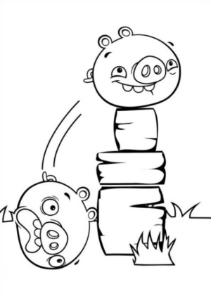 Disegno di Angry birds da stampare e colorare 61