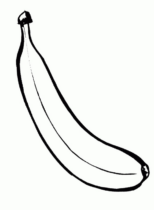 Disegni di Banane da colorare