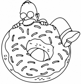 Disegno di I Simpson da stampare e colorare 35