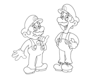 Disegno di Super Mario da stampare e colorare 66