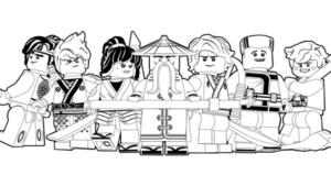 Disegno di Ninja Go da stampare e colorare 34