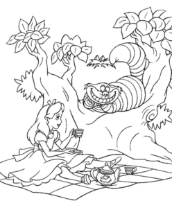 Disegno di Alice nel paese delle meraviglie da stampare e colorare 29 Disegno di Alice nel paese delle meraviglie da stampare e colorare 29