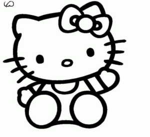Disegno di Hello Kitty da stampare e colorare 240