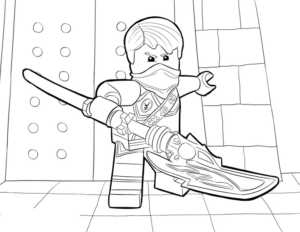 Disegno di Ninja Go da stampare e colorare 19