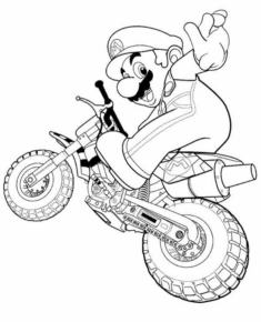 Disegno di Super Mario da stampare e colorare 17