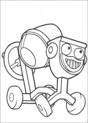Disegno di Bob aggiustatutto da stampare e colorare 24