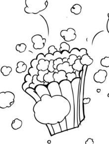 Disegno di fast food da stampare e colorare 5