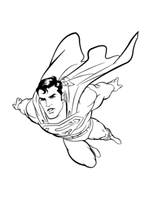 Disegno di Superman da stampare e colorare 5