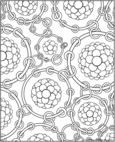 Disegno di mandala da stampare e colorare 1082