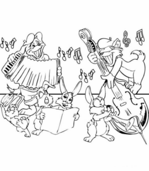 Disegno di musicista da stampare e colorare 32