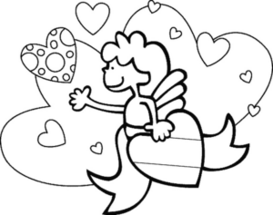 Disegno di San Valentino da stampare e colorare 33