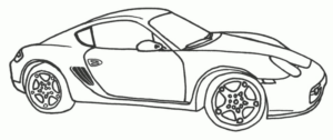 Disegno di automobile da stampare e colorare 126