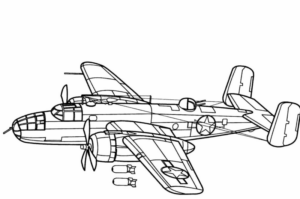 Disegno di aereo militare da stampare e colorare 103 Disegno di aereo militare da stampare e colorare 103