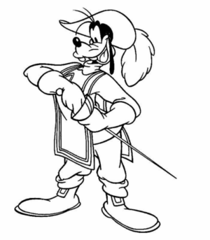 Disegno di Pippo da stampare e colorare 73