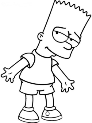 Disegno di I Simpson da stampare e colorare 54