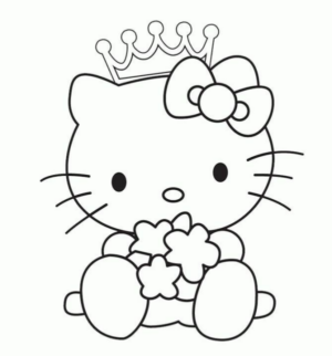 Disegno di Hello Kitty da stampare e colorare 195