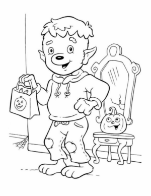 Disegno di bambino da stampare e colorare 198