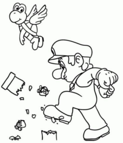 Disegno di Super Mario da stampare e colorare 36