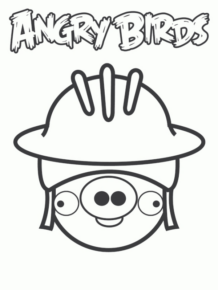 Disegno di Angry birds da stampare e colorare 126