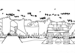 Disegno di Angry birds da stampare e colorare 52