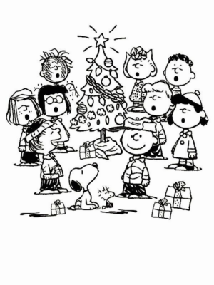 Disegno di Snoopy da stampare e colorare 44