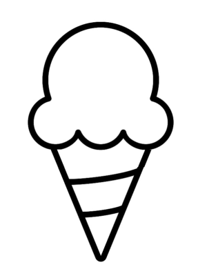 Disegno di gelato da stampare e colorare 32