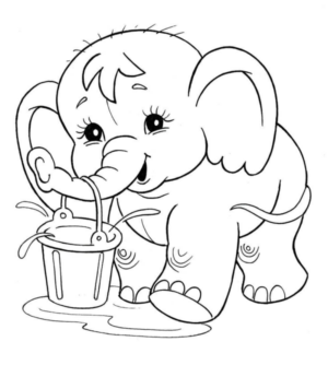 Disegno di Dumbo da stampare e colorare 53