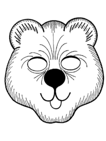 Disegno di maschera da stampare e colorare 41