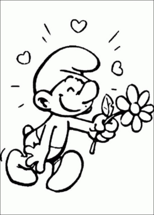 Disegno di Puffi da stampare e colorare 147