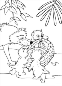 Disegno di Il libro della giungla da stampare e colorare 74 Disegno di Il libro della giungla da stampare e colorare 74