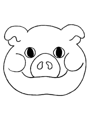Disegno di maschera da stampare e colorare 35