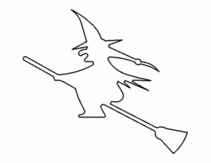 Disegno di Befana da stampare e colorare 9