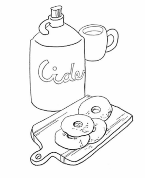 Disegno di colazione da stampare e colorare 43