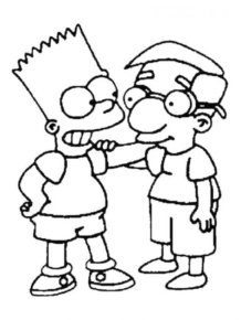 Disegno di I Simpson da stampare e colorare 47