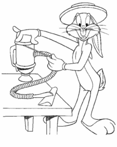 Disegno di Bugs Bunny da stampare e colorare 5