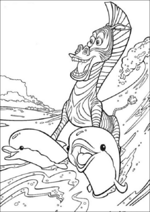 Disegno di Madagascar da stampare e colorare 11