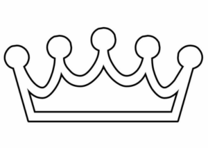 Disegno di corona reale da stampare e colorare 6