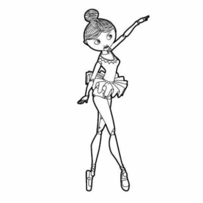 Disegno di danza da stampare e colorare 27
