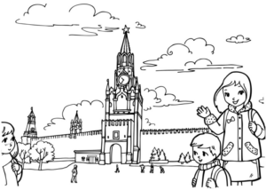 Disegno di monumento famoso da stampare e colorare 34 Disegno di monumento famoso da stampare e colorare 34