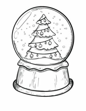 Disegno di albero di Natale da stampare e colorare 233 Disegno di albero di Natale da stampare e colorare 233