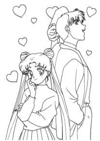Disegno di Sailor Moon da stampare e colorare 83