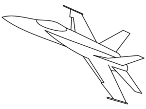 Disegno di aereo militare da stampare e colorare 86 Disegno di aereo militare da stampare e colorare 86