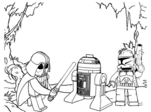 Disegno di LEGO Star Wars da stampare e colorare 3