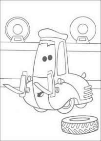 Disegno di Cars da stampare e colorare 170
