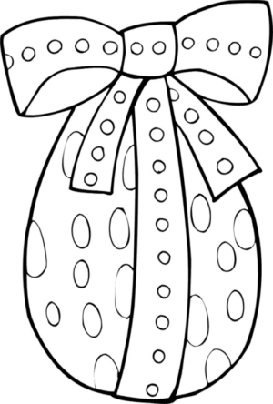 Disegno di uovo di Pasqua da stampare e colorare 13