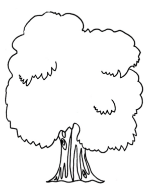 Disegno di albero da stampare e colorare 71