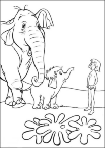 Disegno di Il libro della giungla da stampare e colorare 87