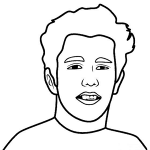 Disegno di persona famosa da stampare e colorare 19