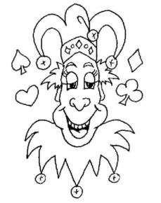 Disegno di clown da stampare e colorare 68